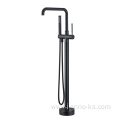 Floor Mount Stainless Steel Bathroom Tub Faucet